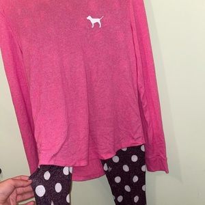 PINK Matching PJ Set (Jogger Style)-Size•Large